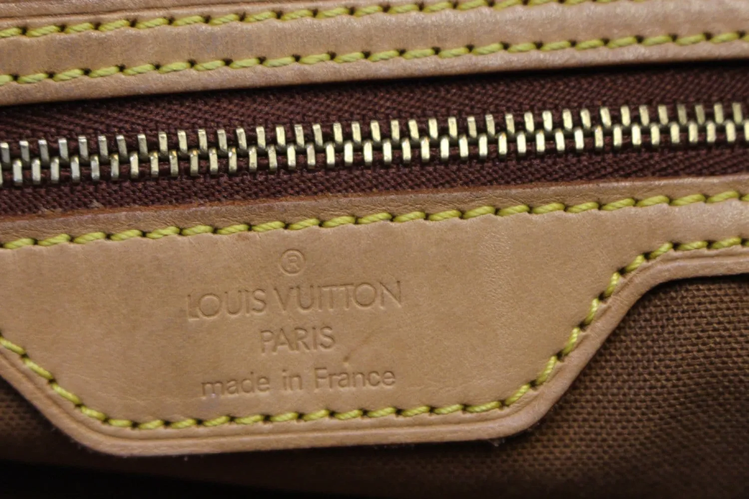 LOUIS VUITTON Monogram Canvas Cabas Mezzo Tote Bag