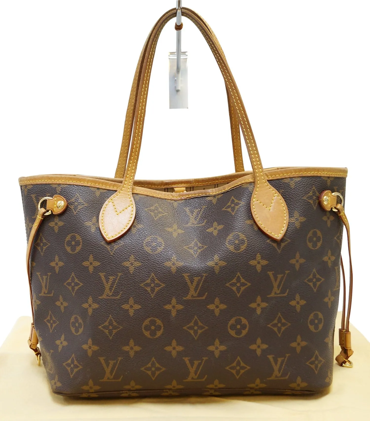 LOUIS VUITTON Monogram Canvas Neverfull PM Tote Shoulder Bag