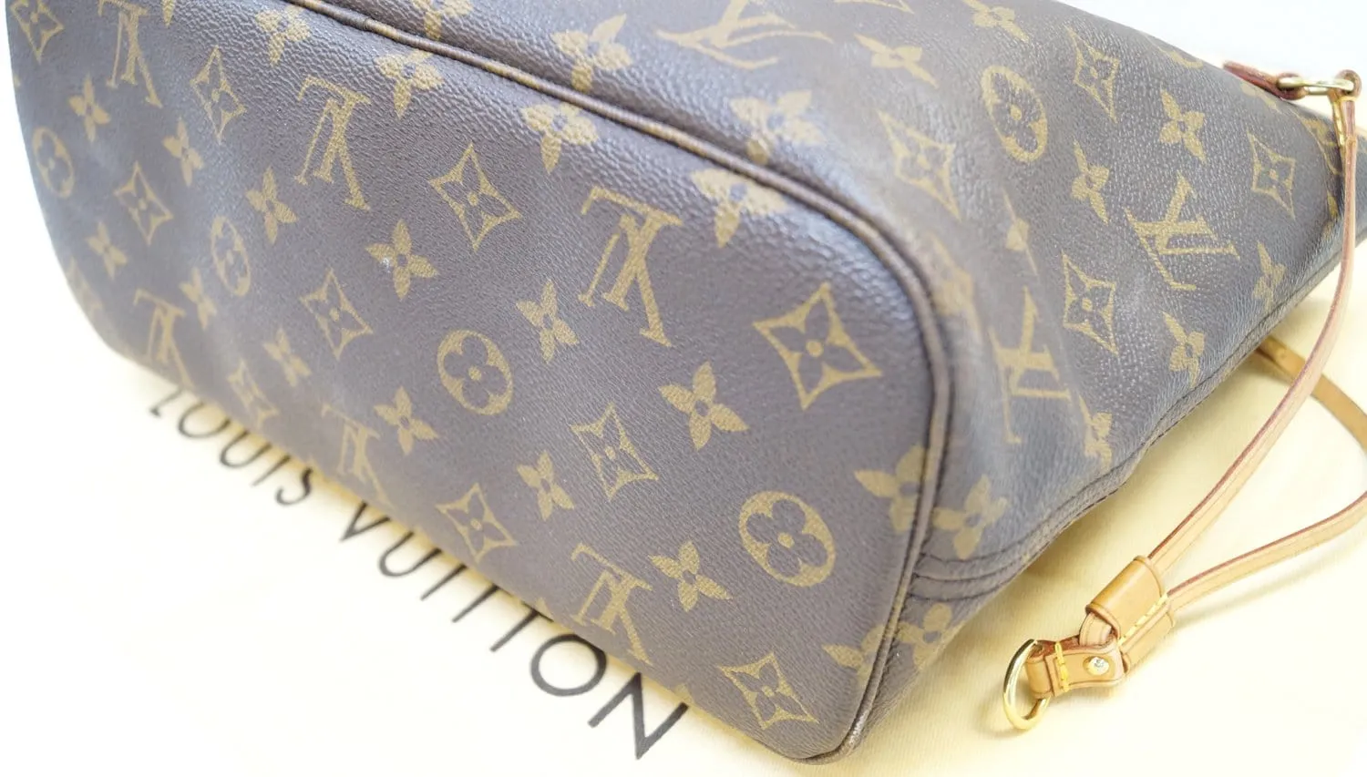 LOUIS VUITTON Monogram Canvas Neverfull PM Tote Shoulder Bag