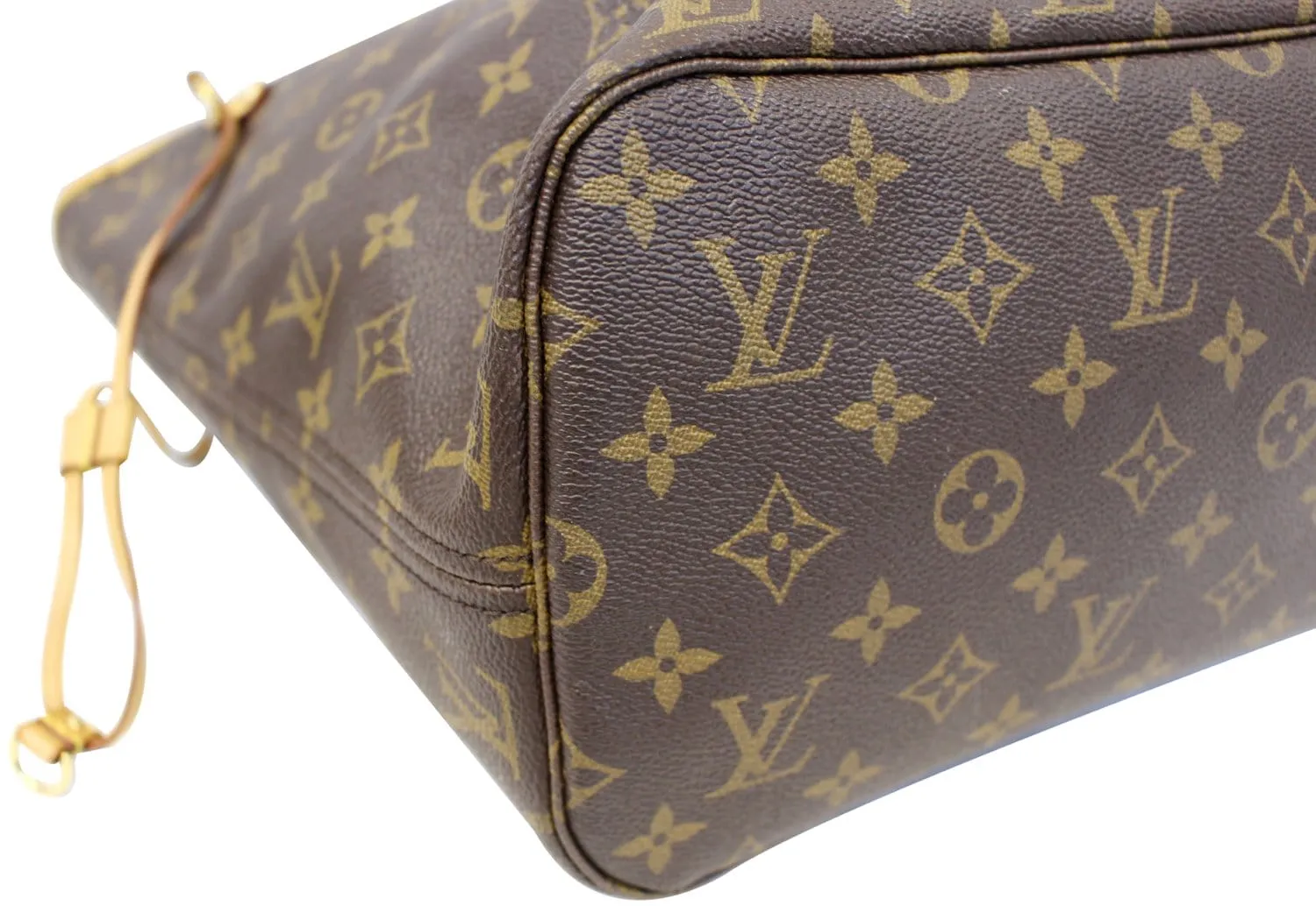 LOUIS VUITTON Neverfull MM Monogram Canvas Brown Tote Bag