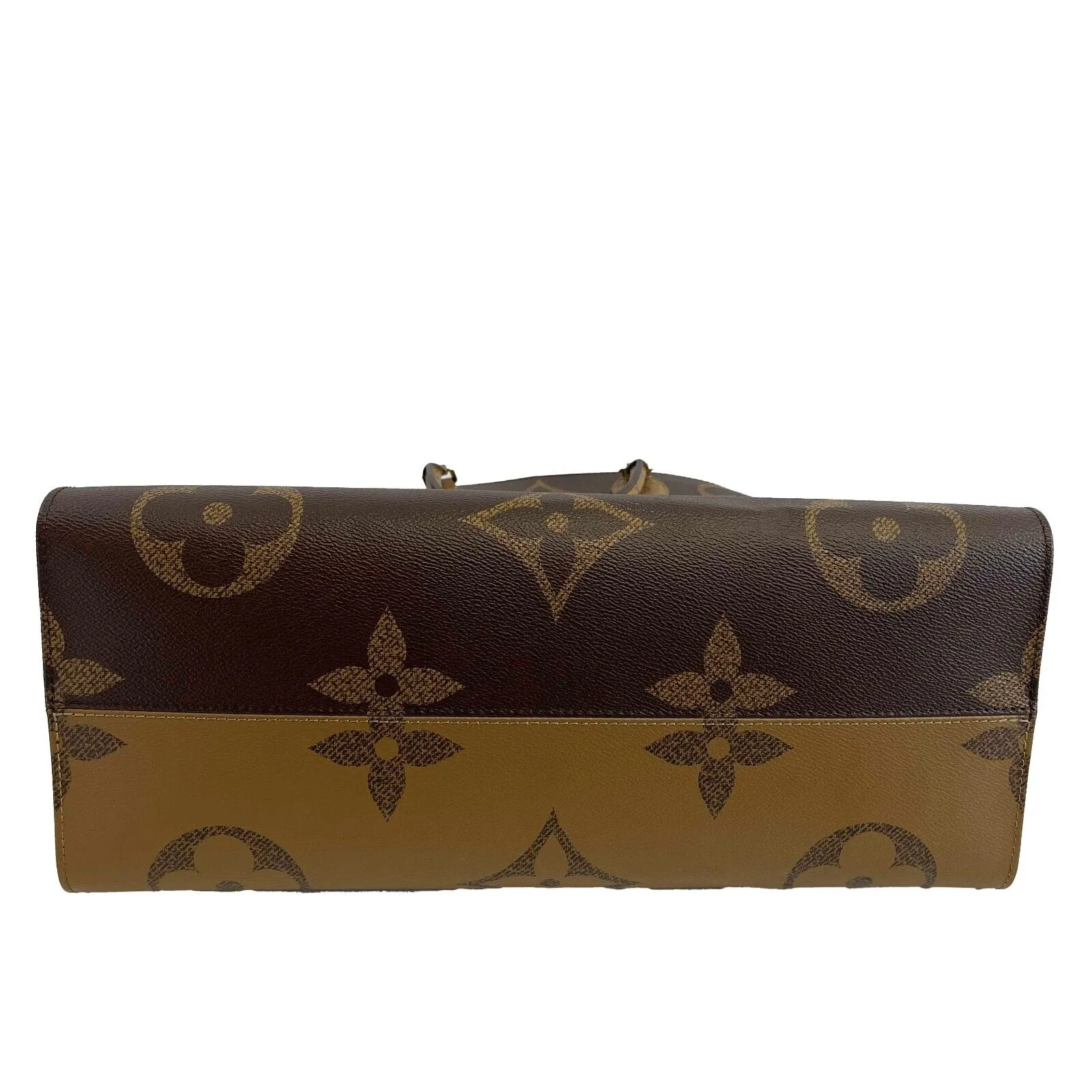 Louis Vuitton - Onthego GM - Brown and Tan Monogram Canvas Tote / Shoulder Strap