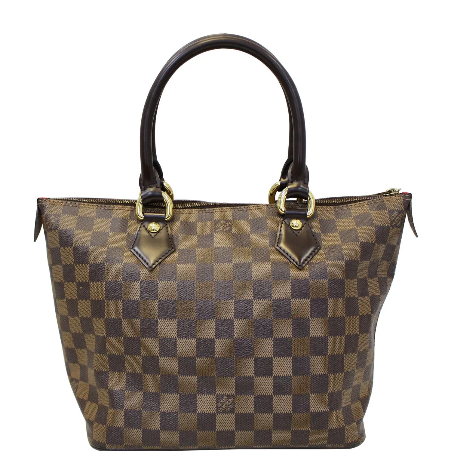 LOUIS VUITTON Saleya PM Damier Ebene Tote Shoulder Bag