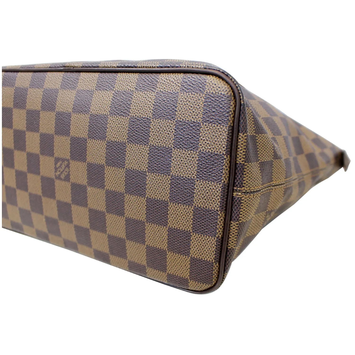 LOUIS VUITTON Saleya PM Damier Ebene Tote Shoulder Bag