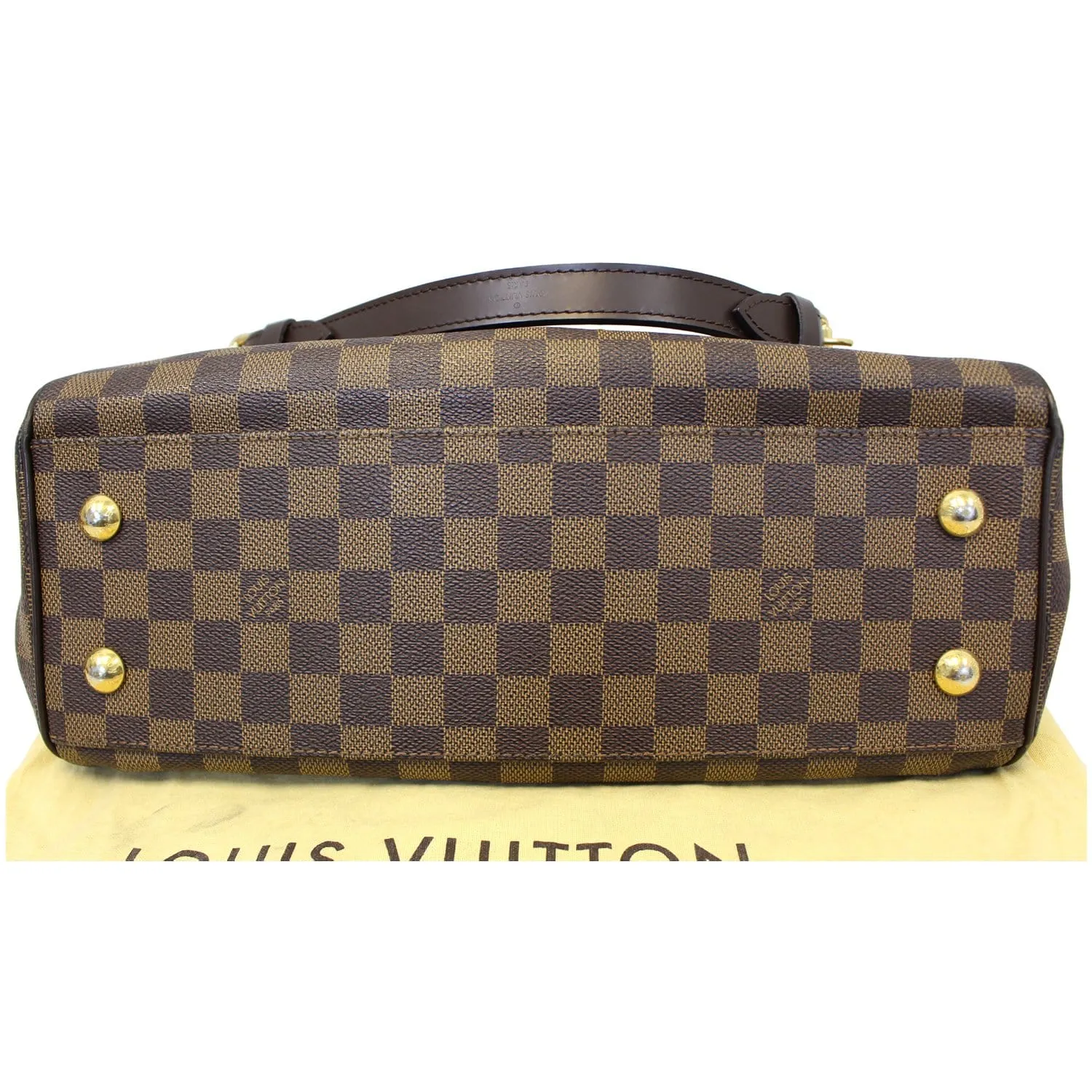 LOUIS VUITTON Trevi PM Damier Ebene Brown Shoulder Bag