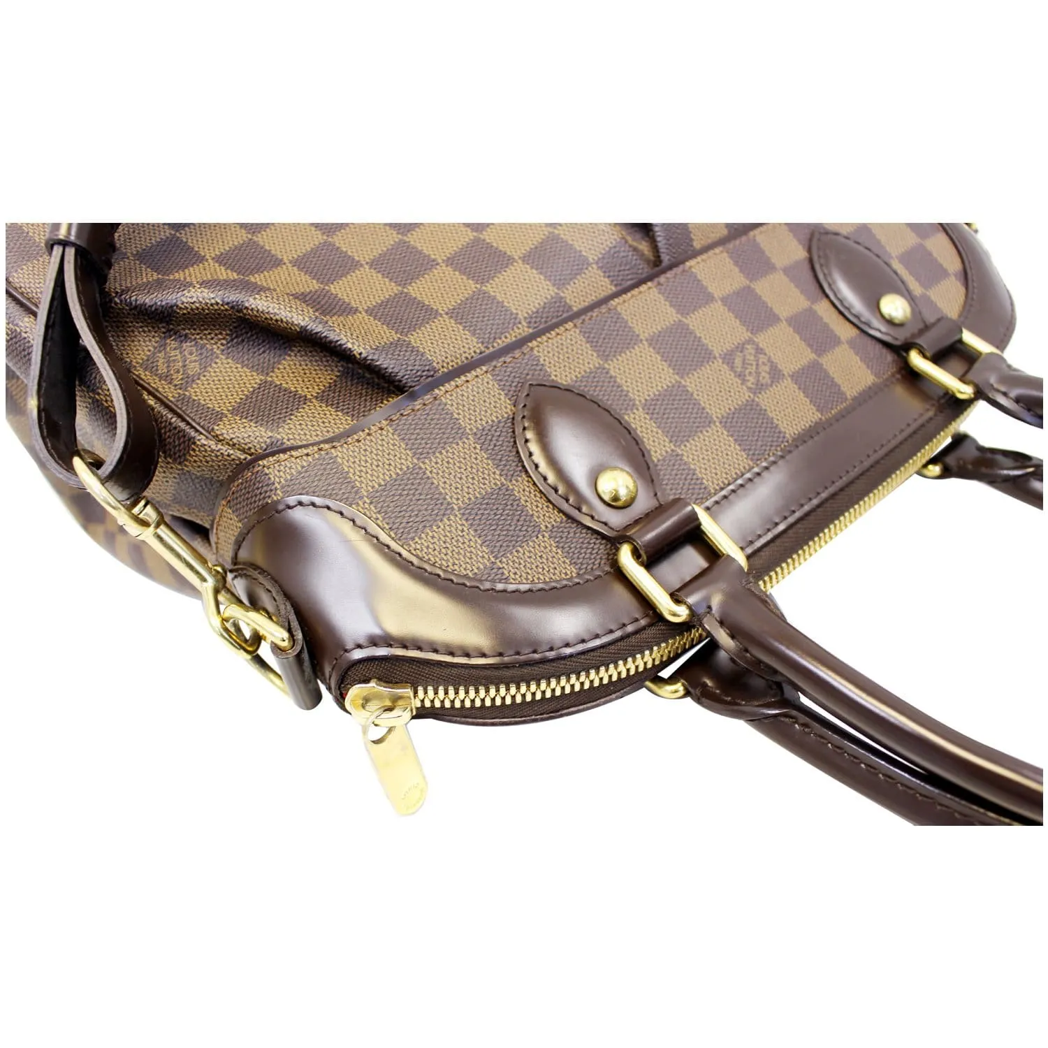 LOUIS VUITTON Trevi PM Damier Ebene Brown Shoulder Bag