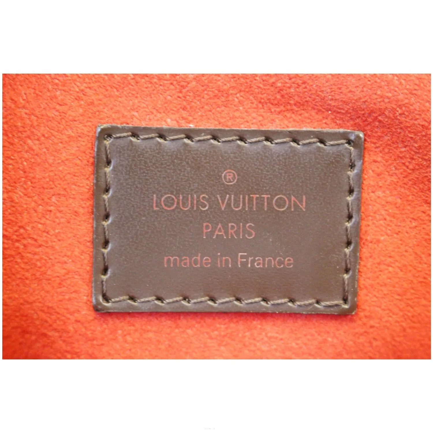LOUIS VUITTON Trevi PM Damier Ebene Brown Shoulder Bag
