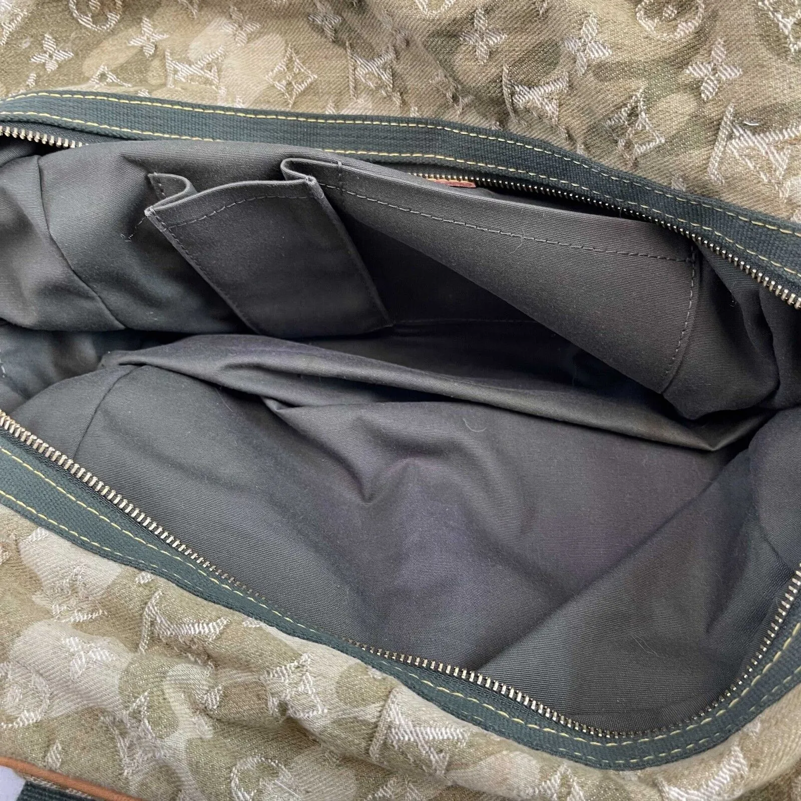Louis Vuitton x Takashi Murakami Denim Monogram Jasmine Duffle LIMITED EDITION