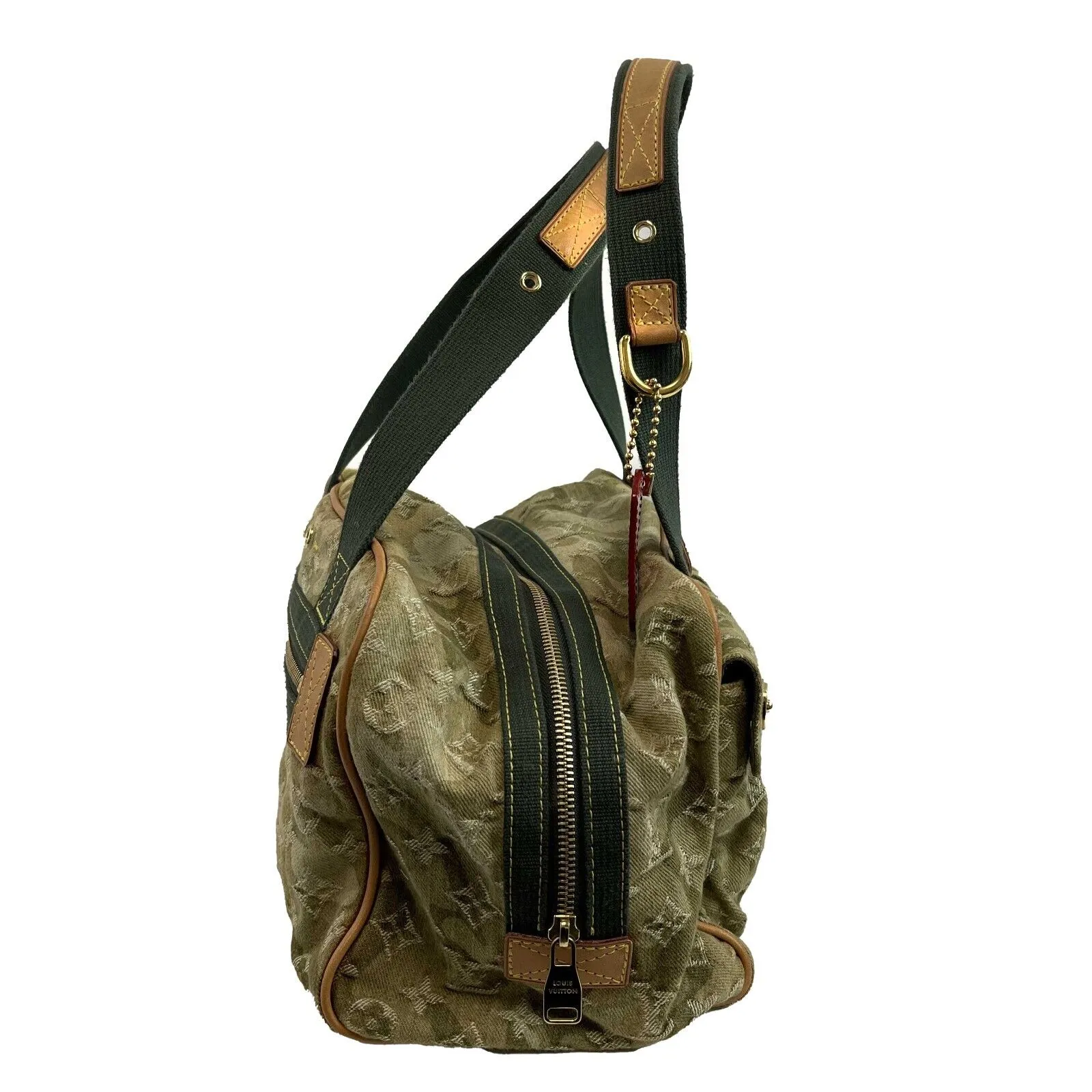 Louis Vuitton x Takashi Murakami Denim Monogram Jasmine Duffle LIMITED EDITION