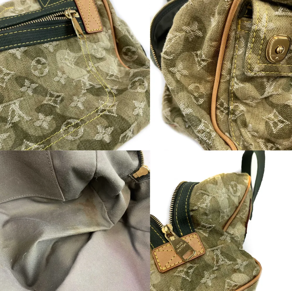 Louis Vuitton x Takashi Murakami Denim Monogram Jasmine Duffle LIMITED EDITION