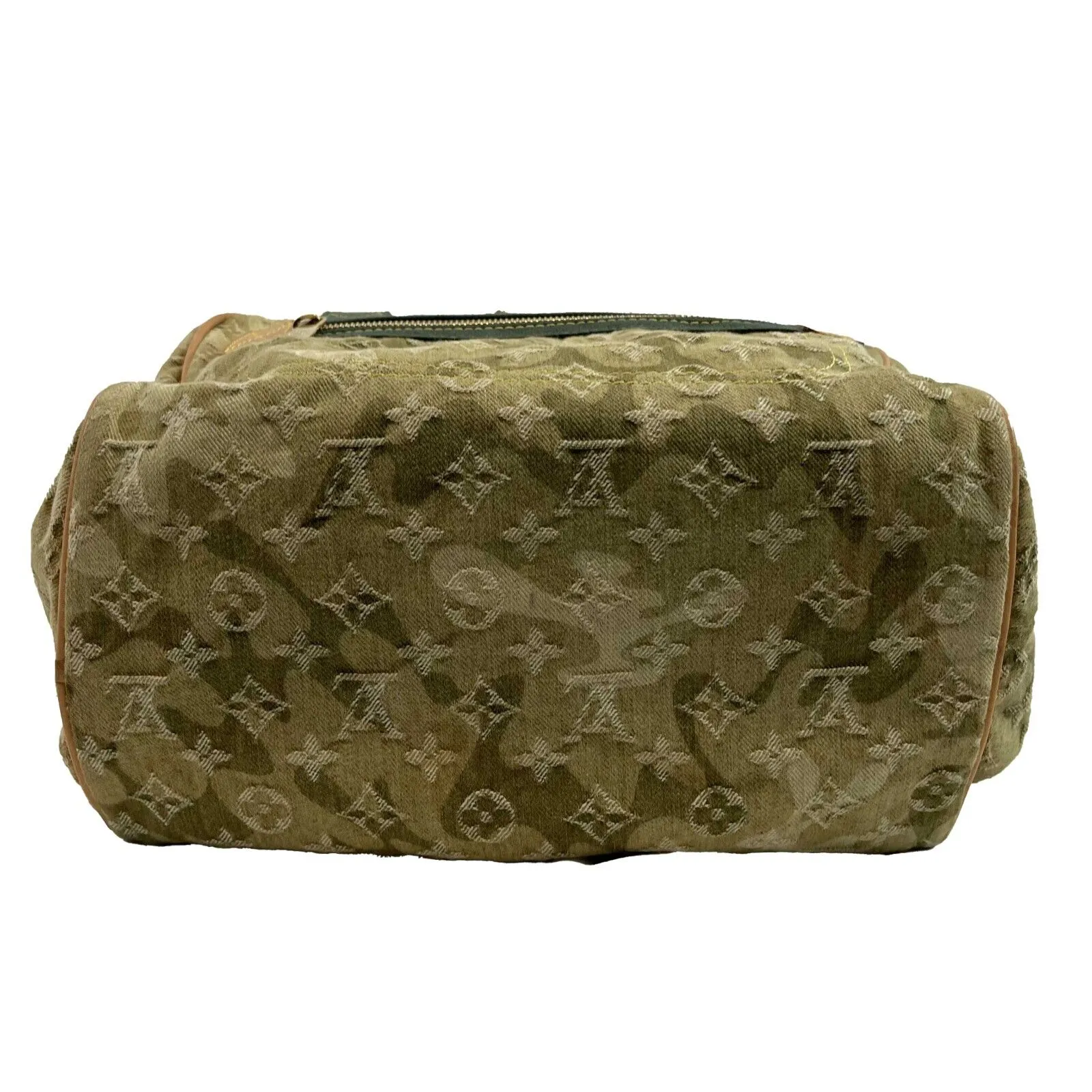 Louis Vuitton x Takashi Murakami Denim Monogram Jasmine Duffle LIMITED EDITION