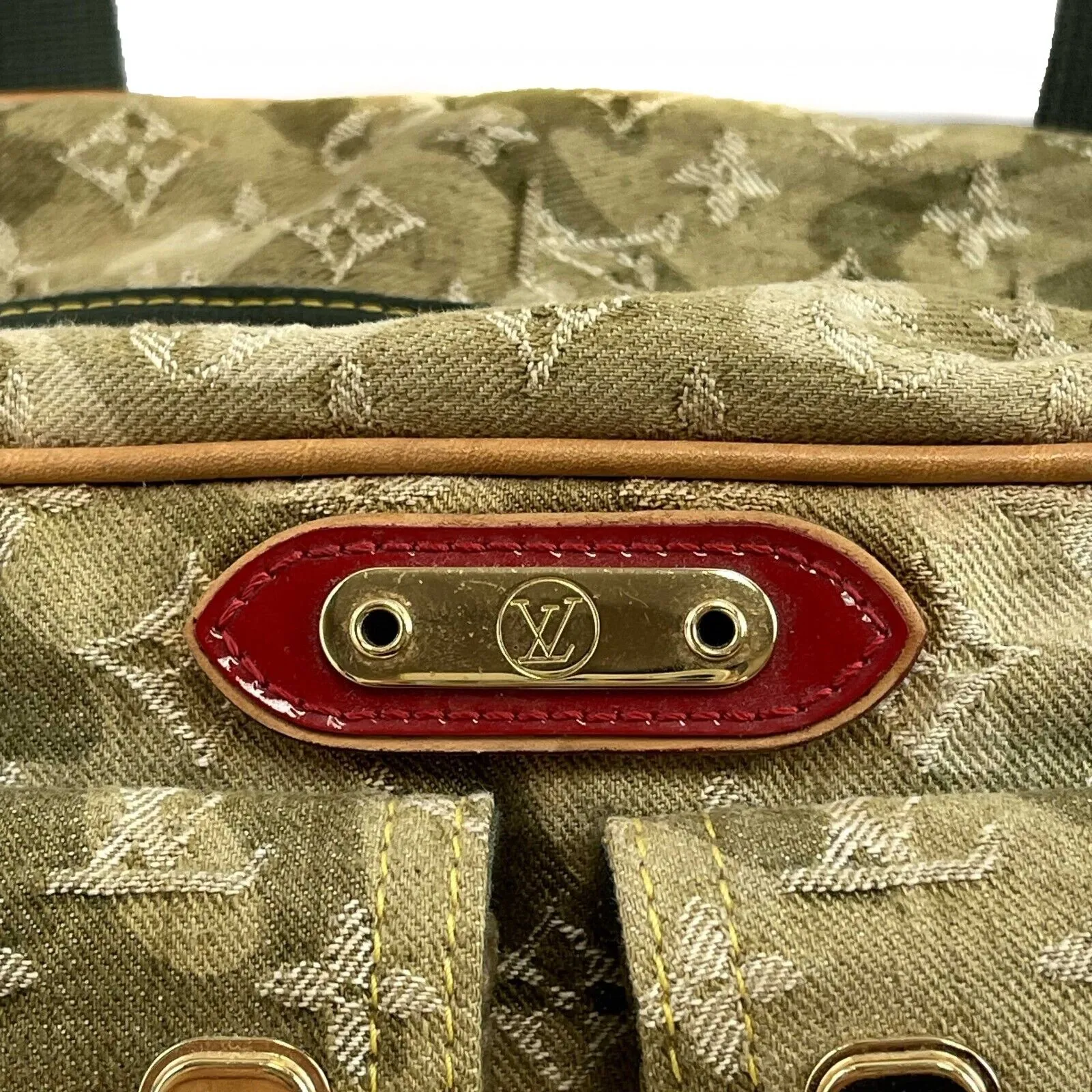 Louis Vuitton x Takashi Murakami Denim Monogram Jasmine Duffle LIMITED EDITION