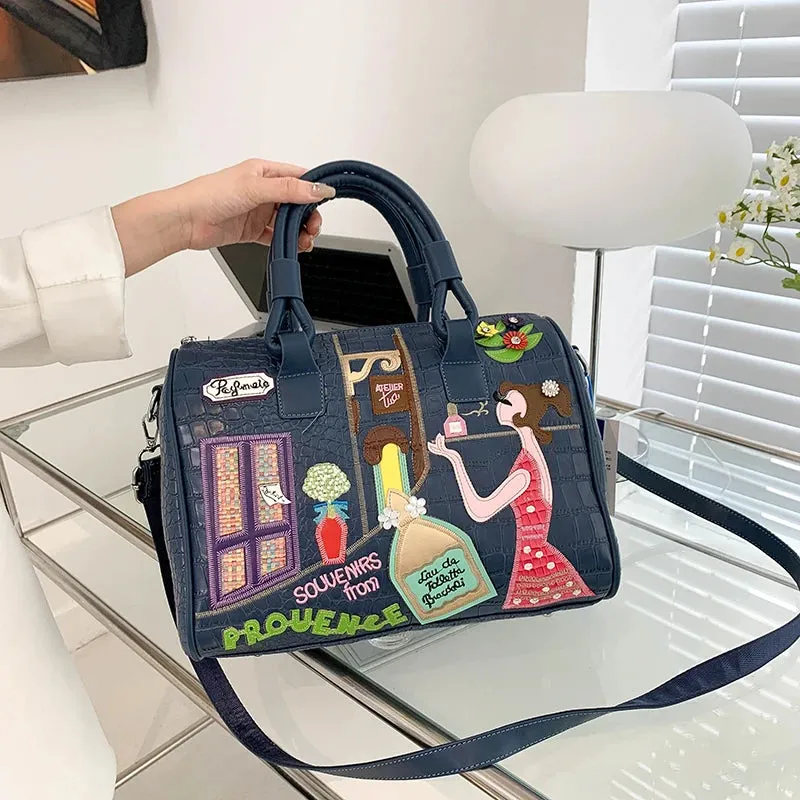 Luxury Pu Leather Women Handbags High Quality Ladies Shoulder Travel Bag Casual Large Capacity Female Messenger Crossbody Bags