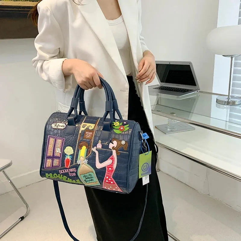 Luxury Pu Leather Women Handbags High Quality Ladies Shoulder Travel Bag Casual Large Capacity Female Messenger Crossbody Bags