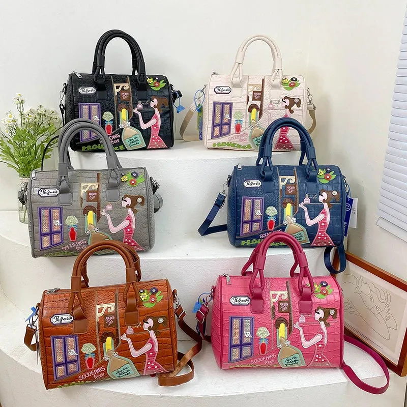 Luxury Pu Leather Women Handbags High Quality Ladies Shoulder Travel Bag Casual Large Capacity Female Messenger Crossbody Bags
