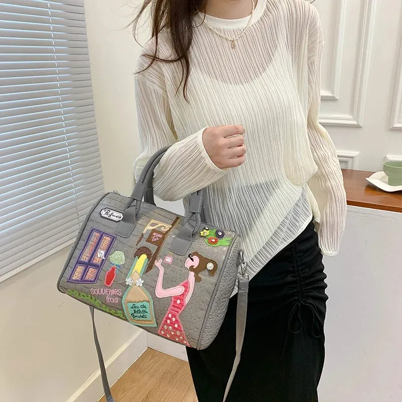 Luxury Pu Leather Women Handbags High Quality Ladies Shoulder Travel Bag Casual Large Capacity Female Messenger Crossbody Bags