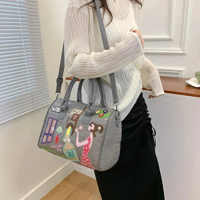 Luxury Pu Leather Women Handbags High Quality Ladies Shoulder Travel Bag Casual Large Capacity Female Messenger Crossbody Bags