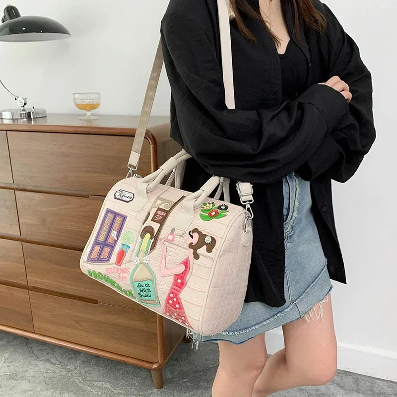 Luxury Pu Leather Women Handbags High Quality Ladies Shoulder Travel Bag Casual Large Capacity Female Messenger Crossbody Bags
