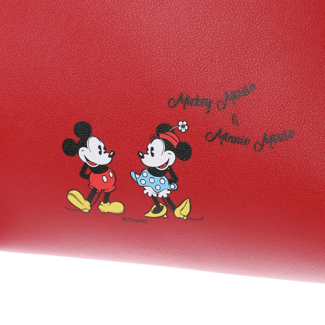Mickey Mouse and Minnie Mouse Red Tote Bag