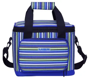 MIER 16 Can Large Insulated Lunch Bag for Women and Men, Soft Leakproof Liner, Navy Blue