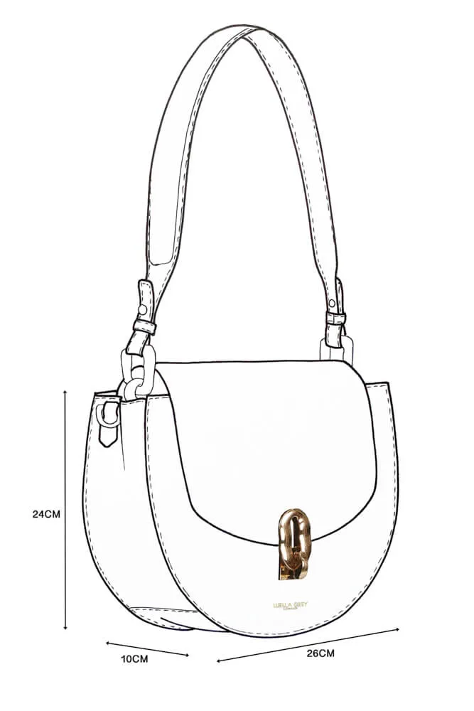 Mildred Camel Saddle Crossbody