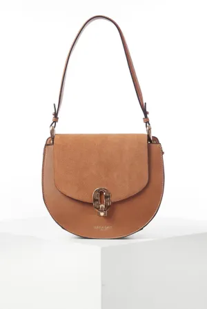 Mildred Camel Saddle Crossbody
