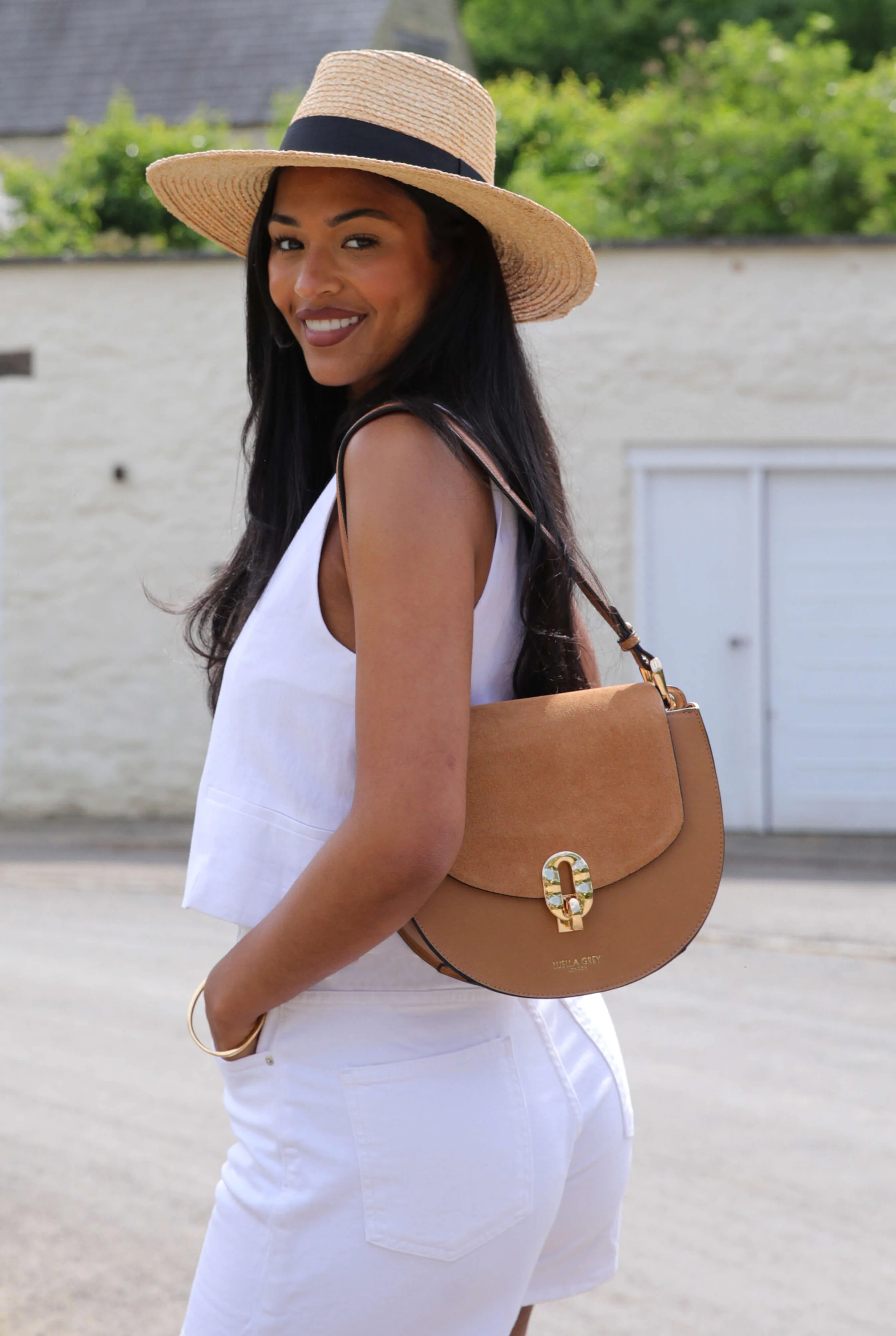 Mildred Camel Saddle Crossbody
