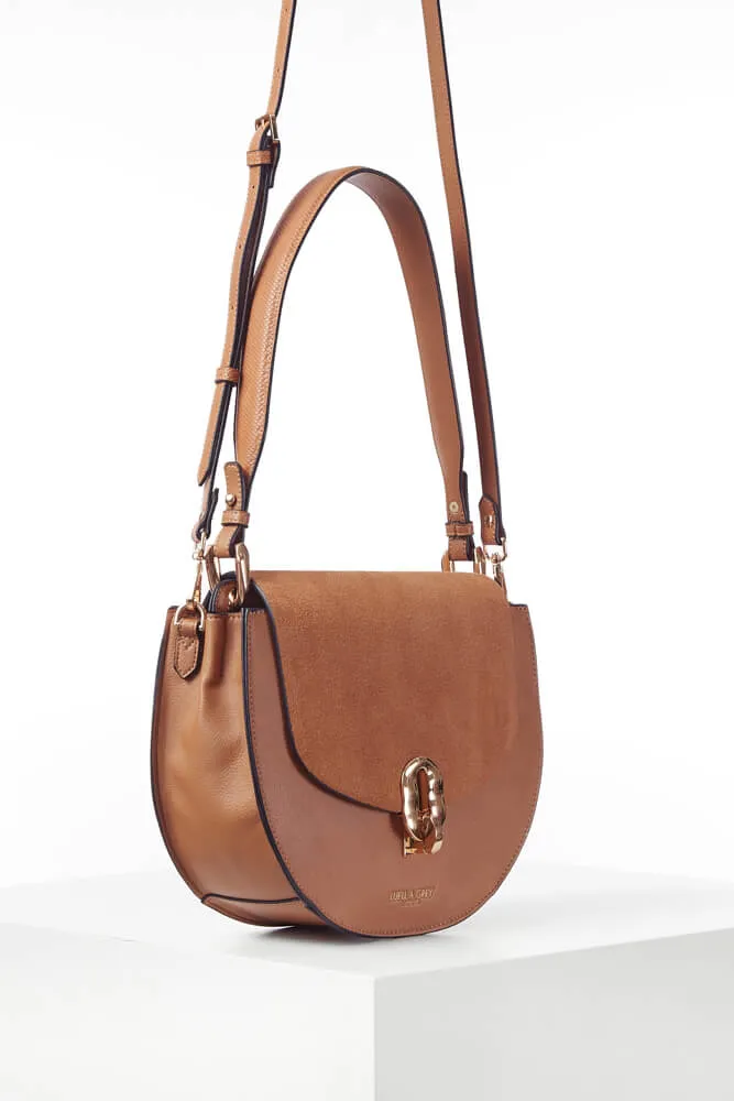 Mildred Camel Saddle Crossbody