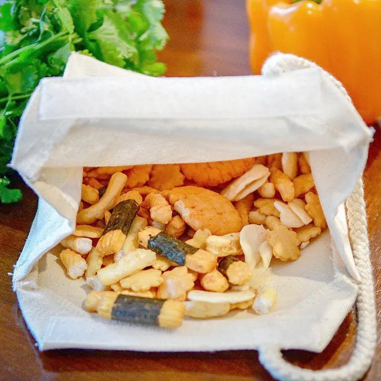 Mini cotton snack bag