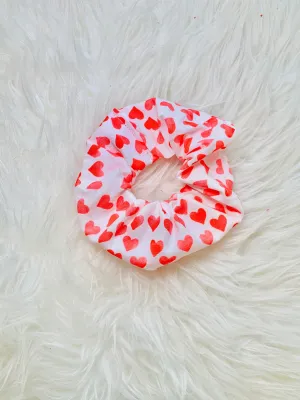 Mini Hearts Scrunchie