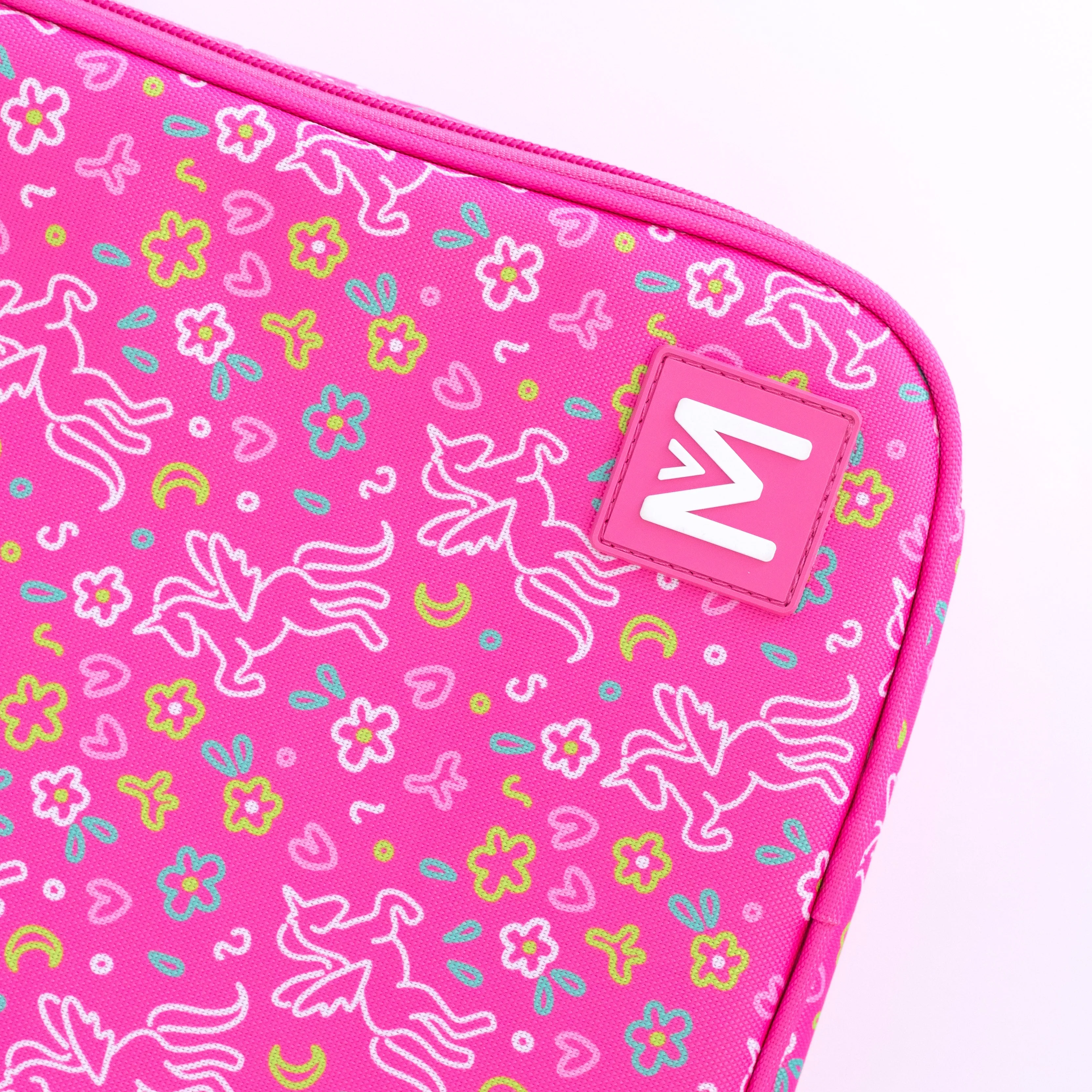 Montiico Large Insulated Lunch Bag - Unicorn Magic Pink
