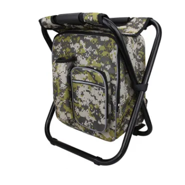 Multifunction Outdoor Folding Chair Ice Cooler Picnic Bags Camping Fishing Stool Backpacking Hunting Rest Chair