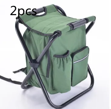 Multifunction Outdoor Folding Chair Ice Cooler Picnic Bags Camping