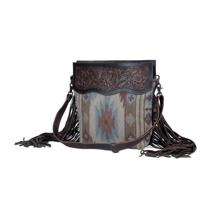 Myra Bag Mercury Hand-Tooled Bag