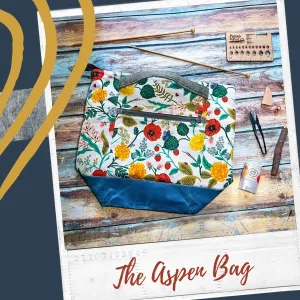 *Mystic Mushroom*- Signature Zippered Knitting Project Bag