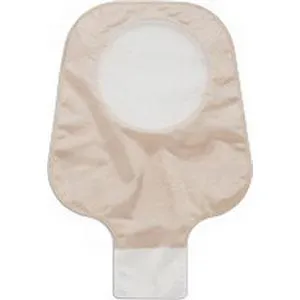 New Image Two-Piece Drainable Pouch, Flange 1-3/4" (44mm) Ultra-Clear 12" (30cm) - Box of 10