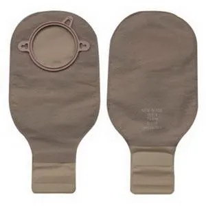 New Image Two-Piece Drainable Pouch, Flange 2-1/4" (57mm) Beige 12" (30cm) - Box of 10