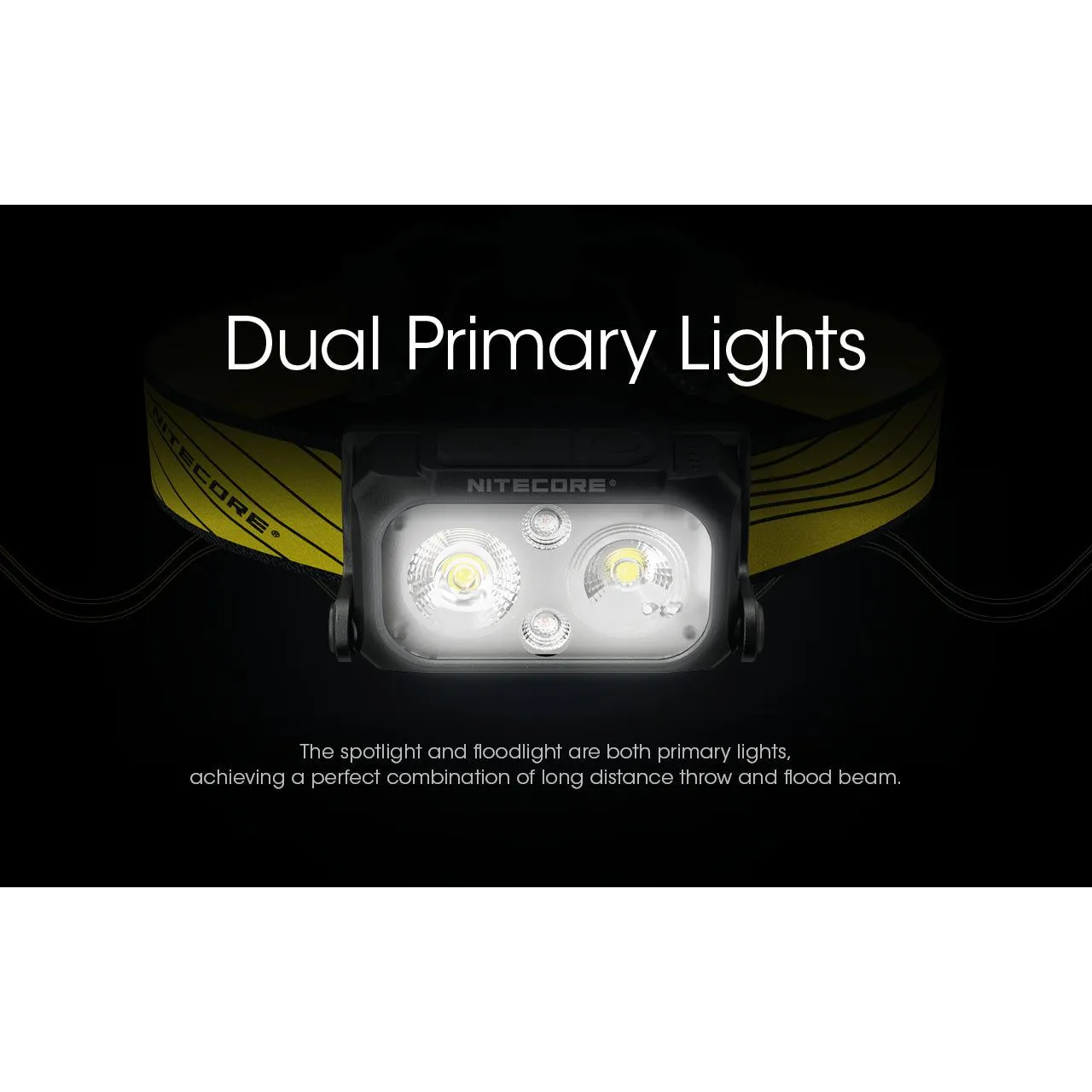 Nitecore NU25 V2 Rechargeable Headlamp (400 lumens)