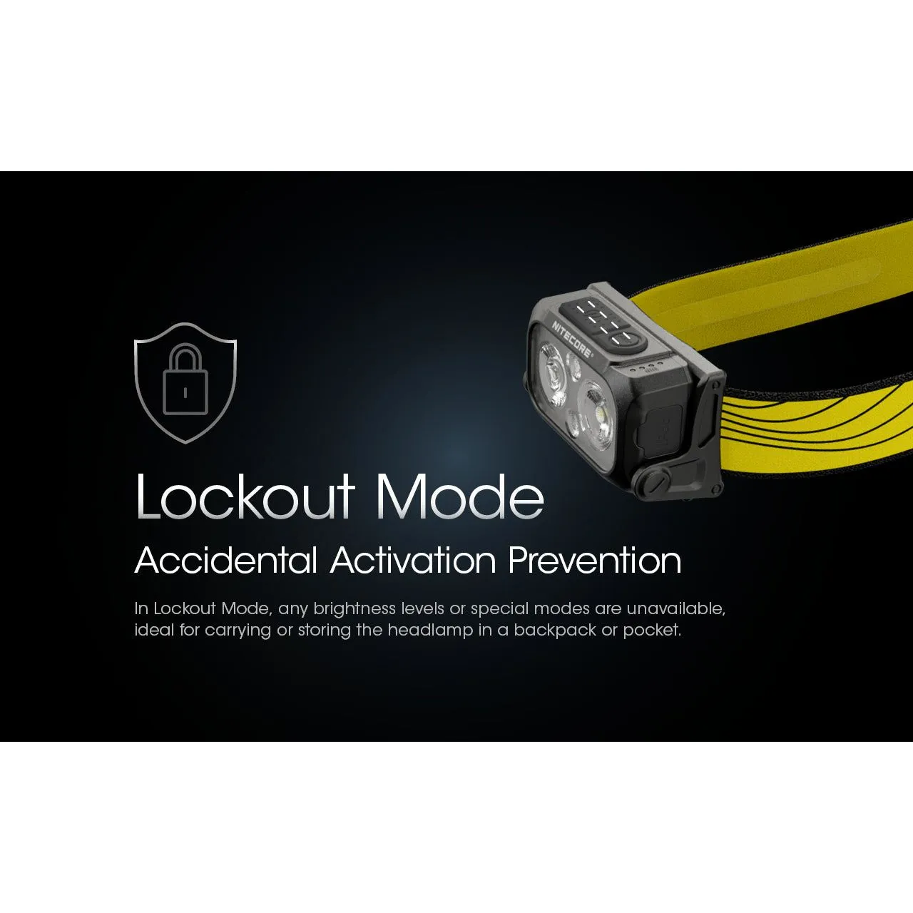 Nitecore NU25 V2 Rechargeable Headlamp (400 lumens)