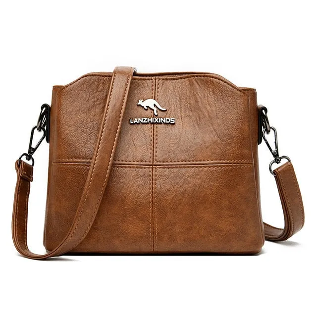 OLD TANG Women Tote Bag Solid Color PU Leather Ladies Bags For Women 2020 Shoulder Bag Small Crossbody Bags Sac a Main