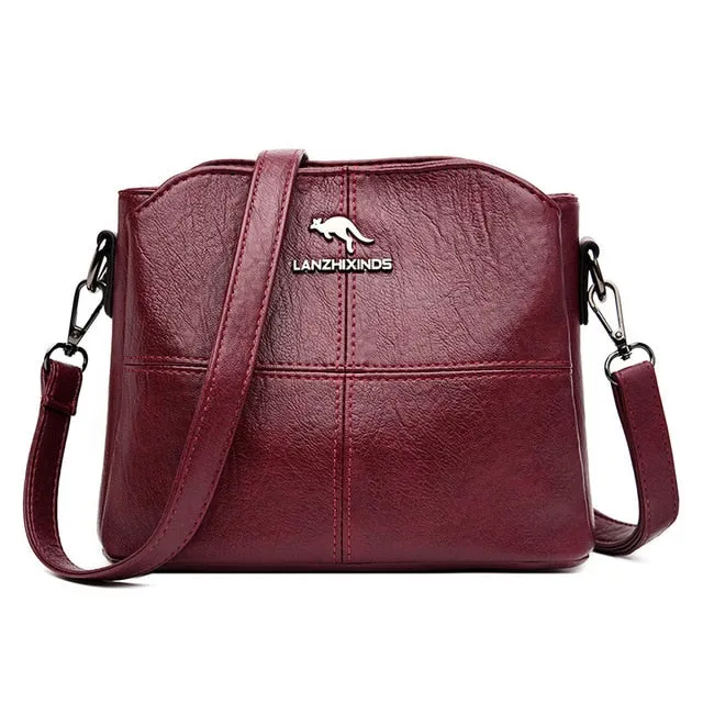 OLD TANG Women Tote Bag Solid Color PU Leather Ladies Bags For Women 2020 Shoulder Bag Small Crossbody Bags Sac a Main