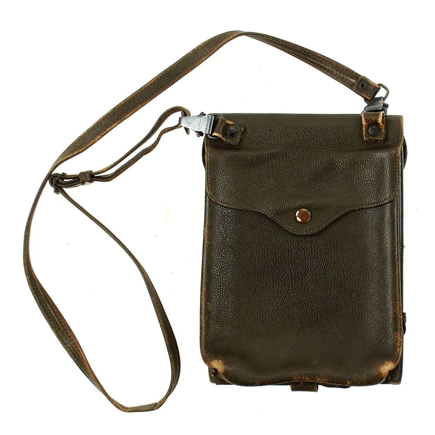 Original Vietnam War North Vietnamese Army Viet Cong Leather Map Case - USGI Bring Back
