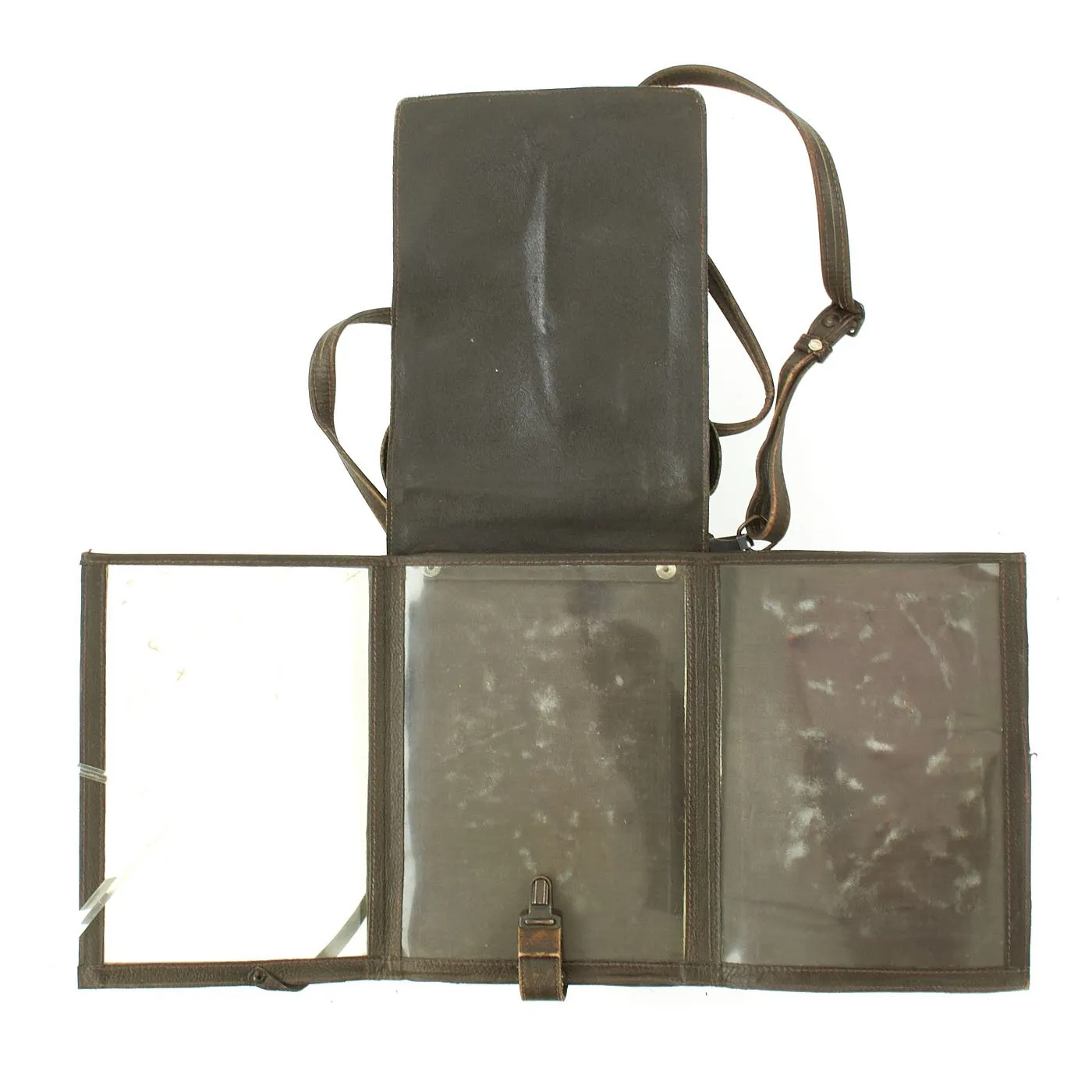 Original Vietnam War North Vietnamese Army Viet Cong Leather Map Case - USGI Bring Back