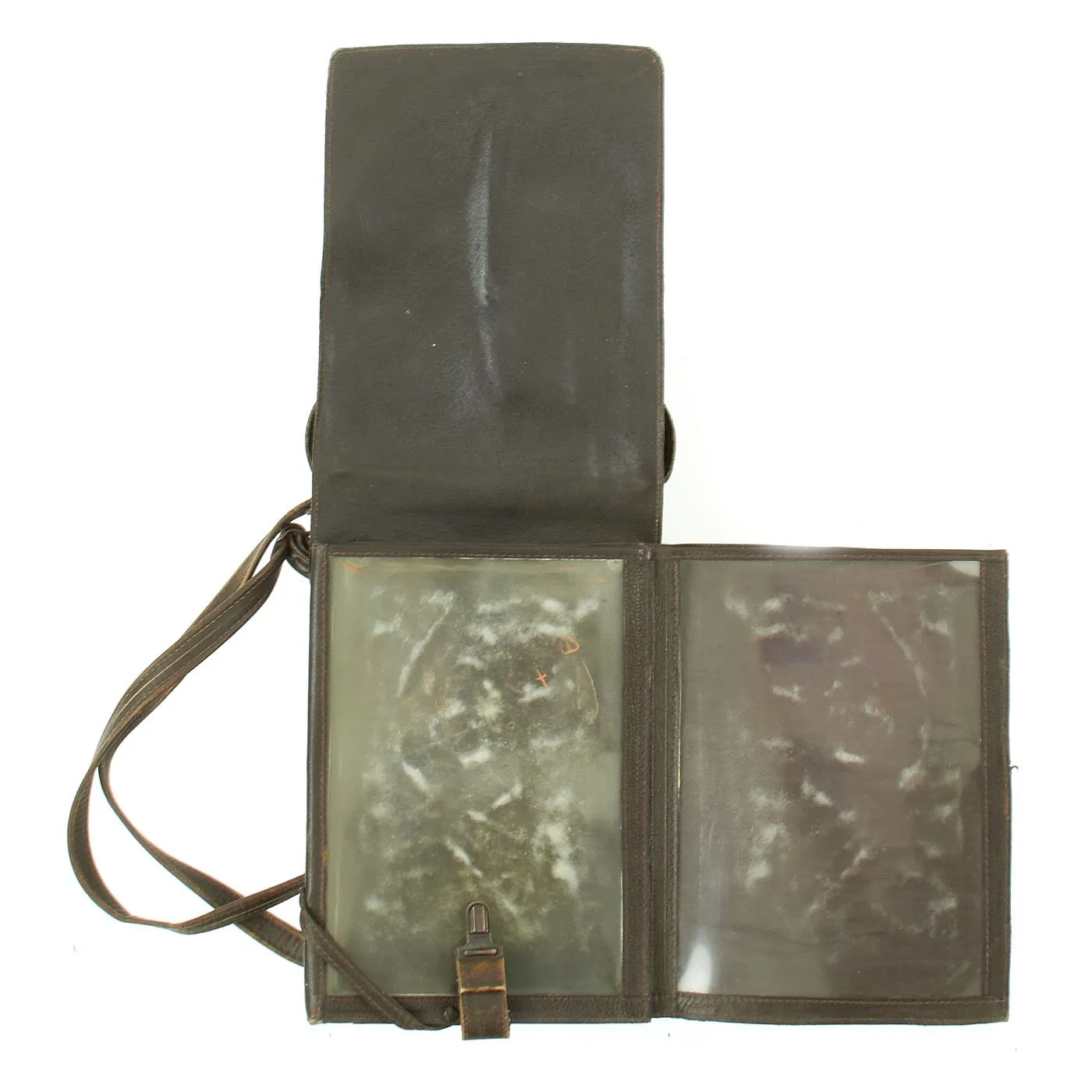 Original Vietnam War North Vietnamese Army Viet Cong Leather Map Case - USGI Bring Back