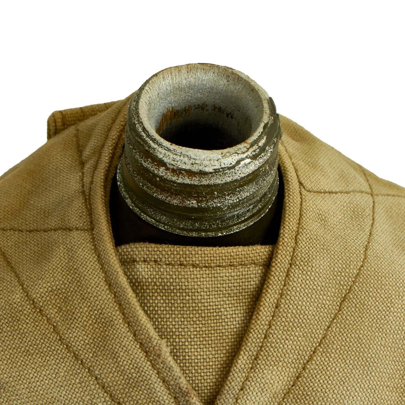 Original Vietnam War U.S. Bringback Vietcong ChiCom 2nd Type Canteen Lot With Carriers - 3 Items