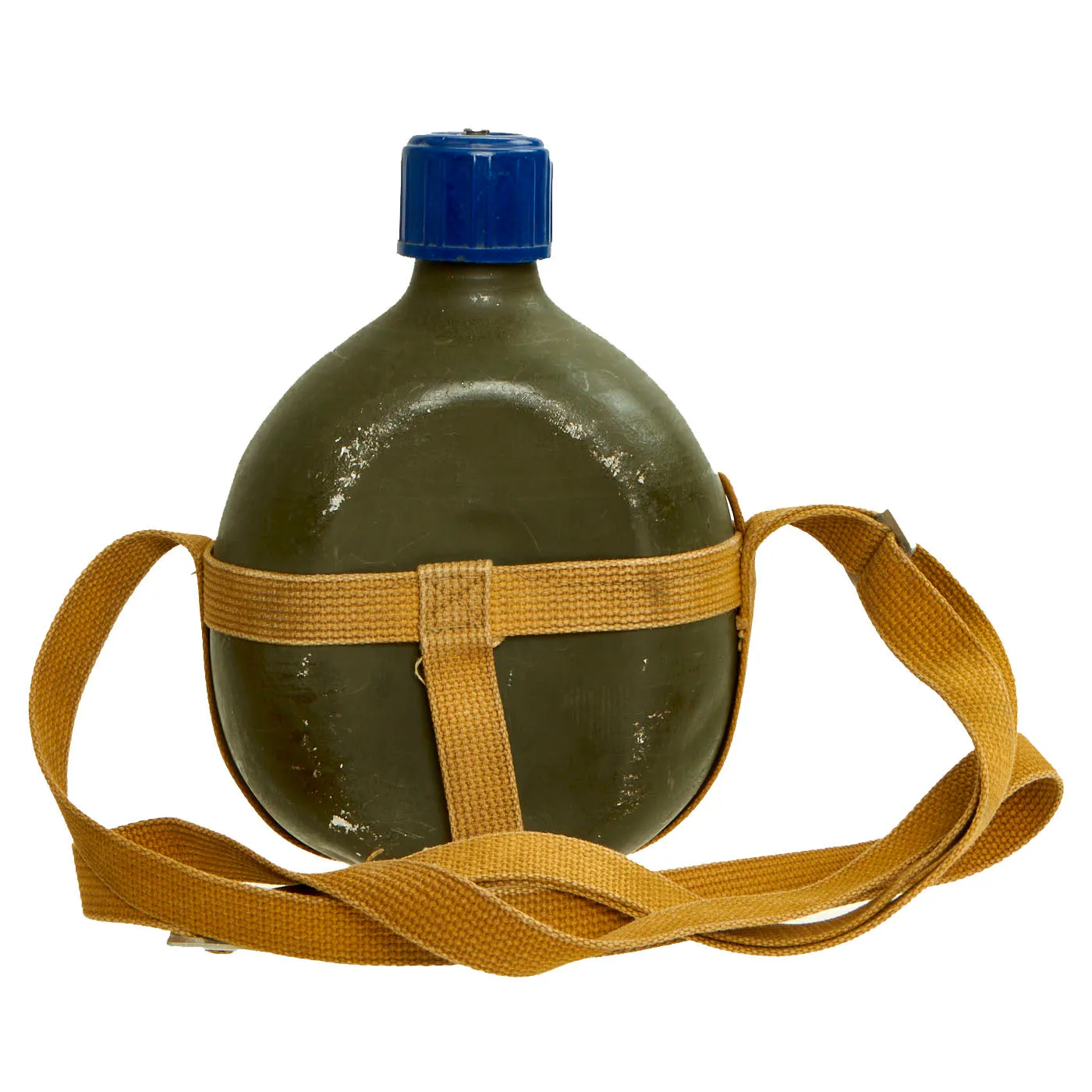 Original Vietnam War U.S. Bringback Vietcong ChiCom 2nd Type Canteen Lot With Carriers - 3 Items