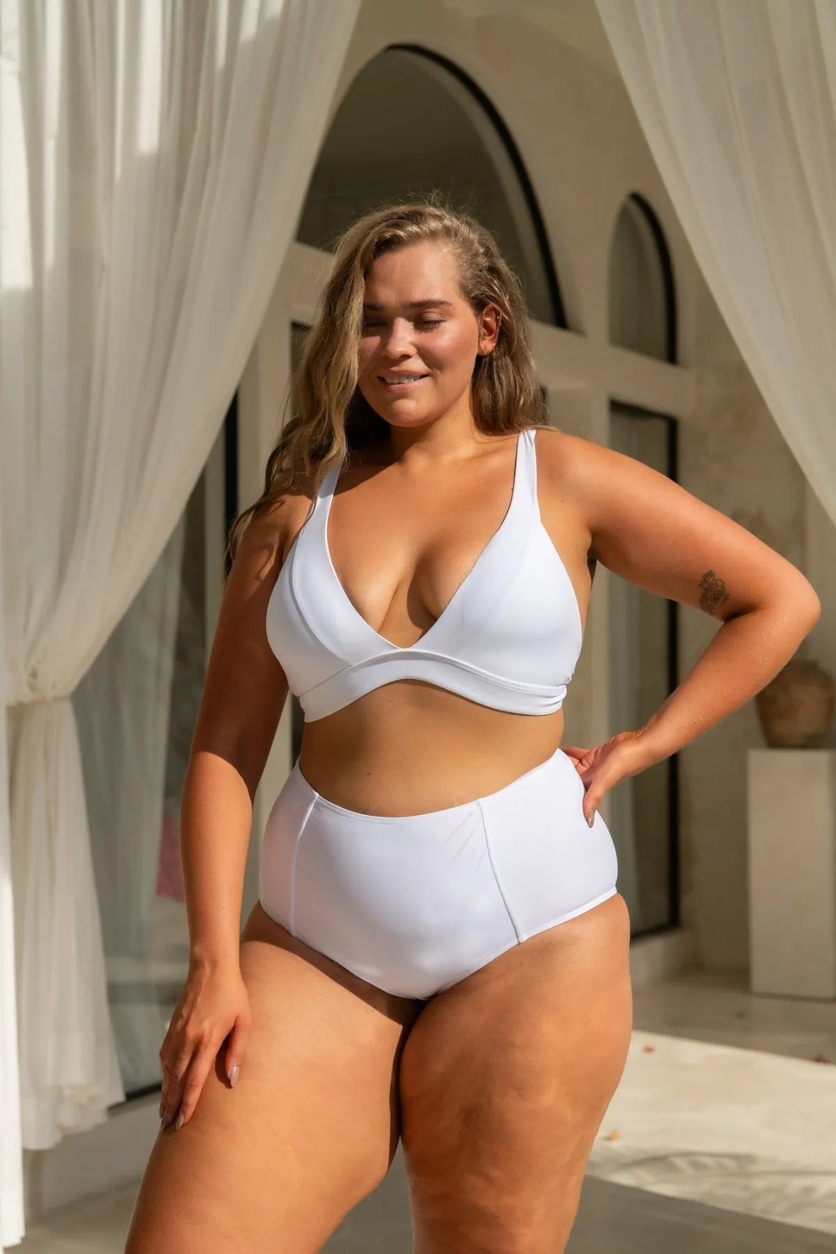 Penelope Bikini Bottom - Fresh White