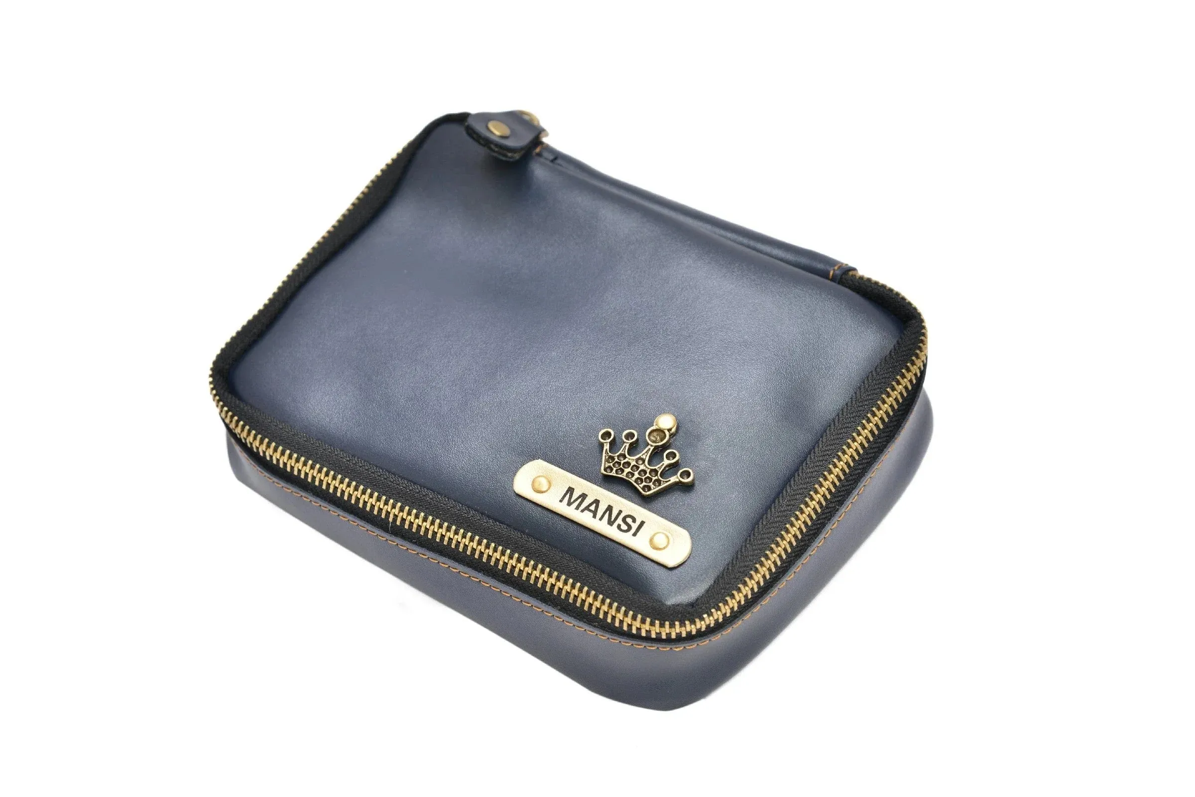 Personalized Mini Makeup Kit- All in one kit - Royal Blue