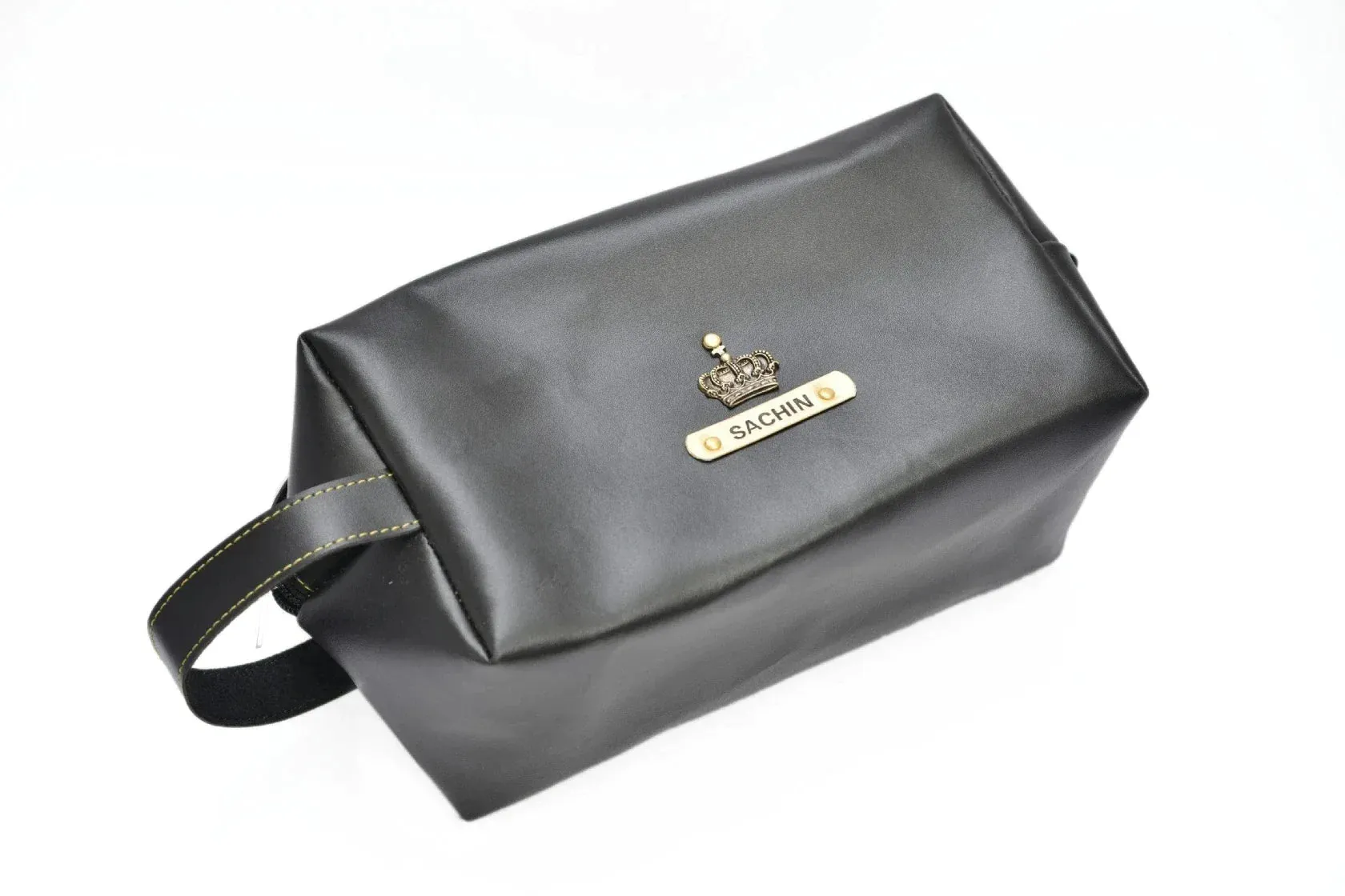 Personalized Mutlipurpose Travel /  Make-up Pouch - Black