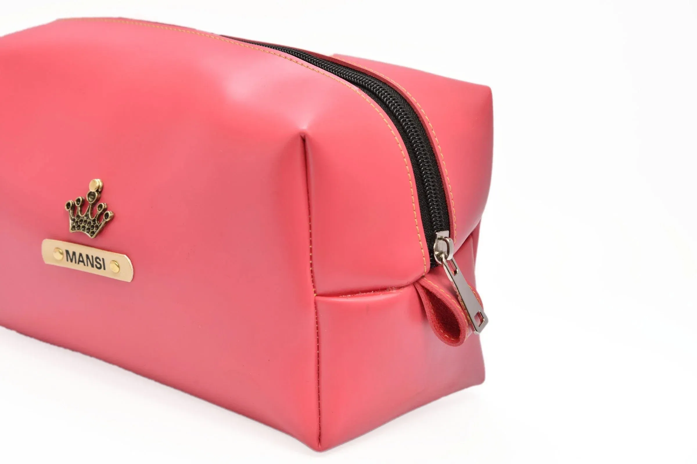 Personalized Mutlipurpose Travel /  Make-up Pouch - Pink
