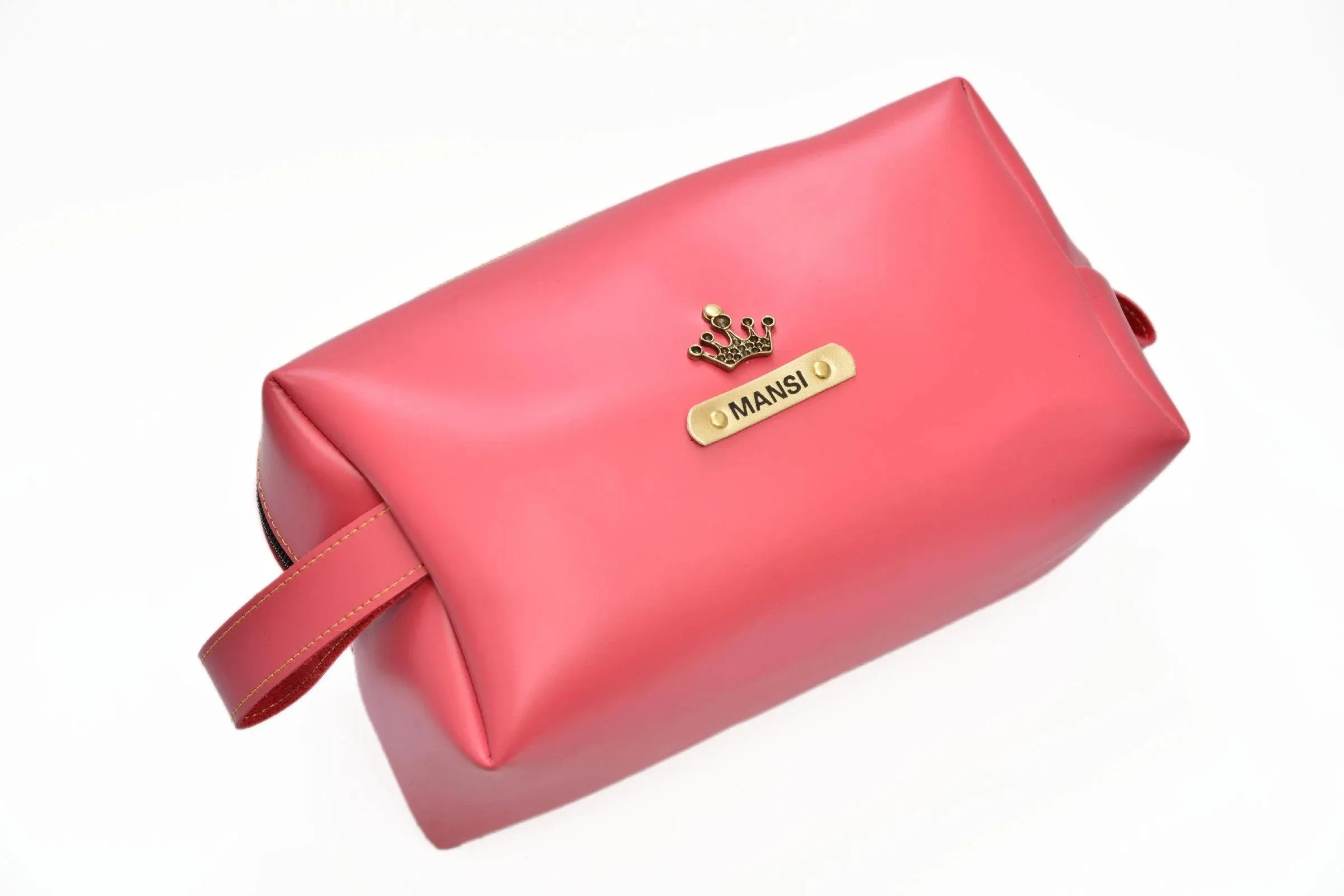 Personalized Mutlipurpose Travel /  Make-up Pouch - Pink